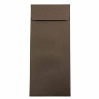 JAM Paper #12 Policy Business Envelopes - 4.75" x 11" - Chocolate Brown Recycled - 25 Pack-Colour: Chocolate Brown 