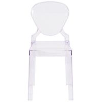 Flash Furniture Ghost Chair with Tear Back (OWTEARBACK18)-Classic Style Accent Chair
