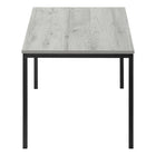Monarch Specialties 3796 Coffee Table - 40"L/Grey/Black Metal-Warranty: 1 Year limited for parts