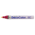 Marvy Uchida Broad-Point Opaque Paint Markers - Crimson Lake - 2 Pack-These versatile paint markers use water based acrylic ink that goes on smooth to brighten up any surface or project