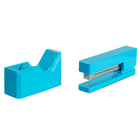 JAM Paper Office & Desk Sets, Stapler Tape Dispenser, Blue (3378BL)-Our Staplers & Tape Dispensers are very sturdy and durable! Fashioned from High Quality Hard Plastic with a smooth finish & a weighted rubber base to prevent slipping