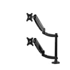 Fellowes Platinum Series Dual Stacking Monitor Arm with USB Ports (8043401)-Holds a monitor up to 27”/22 lbs.