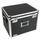 Vaultz Letter/Legal Chest - Black-Handles on the sides make carrying easy, and the large flat top is great for stacking