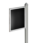 Azar Displays Slide-in Frame for Freestanding Unit (300275-SLV)-Slide in Frame
