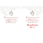 Rosedale Gold - Cartes de souhaits/Enveloppe - Joyeux Noël Fille - 5-1/2 po x 8 po - paquet de 6-Avec fini scintillant et métallique