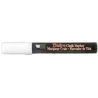 JAM Paper Marvy Uchida Liquid Chalk Marker Erasable Dustless - Chisel Tip - White-White Chalk Marker