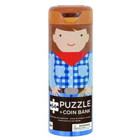 Petit Collage At The Ranch Puzzle Tin - 64 Pieces-Puzzle