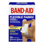 BAND-AID Brand Flexible Fabric Bandages, Knuckle and Fingertip, 20 Pack-Designed for use with knuckles and fingertips