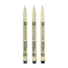 Sakura Pigma Micron Design Pens - #01, #03, #05 - Black - Set of 3-Pigma Micron Black pens