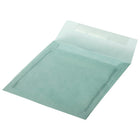 JAM Paper 6.5 x 6.5 Square Envelopes, Ocean Blue Translucent Vellum, 100 Pack (1592117g)-Opening: Square