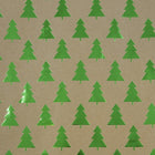 JAM Paper Christmas Wrapping Paper Rolls, Assorted Kraft Red Trees & Kraft Green Trees, 50 Sq. Ft, 2 Pack-4