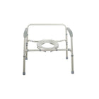 Drive Medical Heavy Duty Bariatric Folding Bedside Commode Seat-31. 75"L x 18. 00"W x 15. 50"H