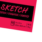 Canson XL Series Sketch Pad - 9" x 12" - 100 Sheets-9" x 12"