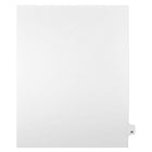 Mark Maker Legal Exhibit Index Tab White Single Tabs, 1/25th Cut, Letter Size, No Holes, Number 48, 25 Pack-White Single Tabs, 1/25th Cut