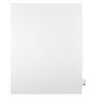 Mark Maker Legal Exhibit Index Tab White Single Tabs, 1/25th Cut, Letter Size, No Holes, Number 48, 25 Pack-White Single Tabs, 1/25th Cut