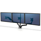 Fellowes Platinum Series Triple Monitor Arm (8042601)-Each arm holds a monitor up to 20 lbs.