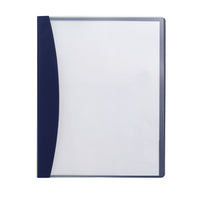 Wilson Jones Hidden Swing Clip Report Cover - Letter - 30 Sheet Capacity - Blue with Clear Front-Clear front report cover with hidden swing clip