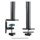 3M Dual Monitor Mount - MM200B-Dimensions: 24 in H x 33 in W x 5 in D