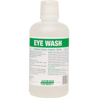 Safe Cross First Aid Eye Wash Station Refill, 1 Litre-Ready-to-use buffered, isotonic solution for eye irrigation