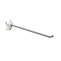 Azar Displays 10" x 0.187" Attached Back, 50 Pack-Galvanized metal with quick back plastic plate