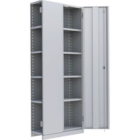 Metalware RK916 Boltless Shelving Unit, 6-Shelves, 36" x 24" x 88", Light Grey-Adjustable shelving system that provides high strength, yet economical storage capacity for your needs