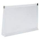 JAM Paper Enveloppes en plastique/poly à fermeture à glissière, 5 1/4 x 8 po, paq./12-Dimensions : 5,2 x 8 x 1/5 po