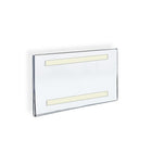 Azar Displays 8" x 10" Horizontal Wall Mount Acrylic Sign Holder with Adhesive Tape, Clear, 10 Pack (122026)-Used to displays information on walls and doors, maximizing advertising opportunity