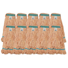 Johnny Vac Synthetic String Mop Replacement Head - Large - Orange-Large