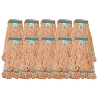 Johnny Vac Synthetic String Mop Replacement Head - Large - Orange-Large