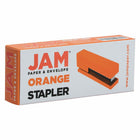 JAM Paper Modern Desk Stapler - Orange-Size: 6 x 2.5 x 1.125 inches
