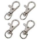 Time 4 Crafts Trigger Snap Clip, 40mm, Silver, 48 Pieces-Packaging: includes a total of 48 pieces (12 pack of 4)