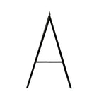 Futech Aframe013, support de signalisation de trottoir en A en métal, 24 "lx 36" H taille-Ne comprend pas avec aucun support
matériau du panneau
