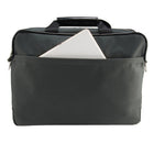Vangoddy Laptop Shoulder Bag 13" - Grey/Black-Interior includes two main pockets, one side with a dedicated laptop pocket, the other for tablets & notebooks, dedicated slots for 4 credit cards