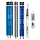 Staedtler Sketching Set - Assorted - 12 Pack-Assorted graphite, water-soluble and charcoal pencils