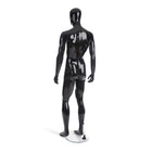 Can-Bramar PL Adult 2-in-1 Full Body and Headless Male Unbreakable Mannequin - 73"H - Glass Base -  Glossy Black-Product Dimensions: Height: 177 cm / Shoulder: 40 cm / Chest: 84 cm / Waist: 61 cm / Hip: 86 cm