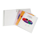 GBC Poly Tang Report Cover - 8.5" x 11" - 100 Sheet Capacity - Clear-Clear covers so that cover pages show through