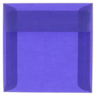 JAM Paper 6 x 6 Square Envelopes, Purple Translucent Vellum, 250 Pack (PACV517H)-Primary blue translucent envelope