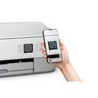 Canon PIXMA TS5320a Wireless Inkjet All-In-One Printer-Print Speed: Black Document (Letter/Simplex): Approximately 13.0 ipm, Colour Document (Letter/Simplex): Approximately 6.8 ipm