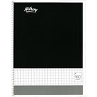 Cahiers #Hilroy à reliure spiralée, quadrillé, 80 feuilles, 8 po x 10 1/2 po, couleurs variées (13038) -Couvertures en papier disponible en 5 couleurs assorties : noir, cyan, vert, magenta ou gris