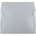 JAM Paper Enveloppes Stardream A9, élégance argentée, effet métallisé, 250/paquet-Intérieur vierge où écrire un mot personnalisé