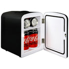 Coca-Cola Zero Portable 6 Can Thermoelectric Mini Fridge Cooler/Warmer - 4 L / 4.2 qt-Holds 6 standard size cans