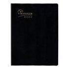 Blueline Dec 2022 - Dec 2023 Timanager Weekly/Monthly 7-Day Planner - Black - 11"H x 8-1/2"W - English-13 Months: December 2022 to December 2023