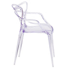 Flash Furniture Nesting Series Stacking Side Chair - Transparent-Stack Quantity: 8