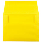 JAM Paper A2 Invitation Envelopes, 4.38 x 5.75, Brite Hue Yellow Recycled, 100 Pack (15839g)-Size: A2 (4-3/8" x 5-3/4")