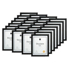 kieragrace Caspian Document Frame, 8.5 x 11", Black, 24 Pack-Black Finish