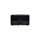 SCA Tork Elevation Bath Tissue Jumbo Roll Mini Twin Dispenser, Black-Black
