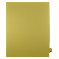Mark Maker Legal Exhibit Index Tab Buff Single Tabs, 1/25th Cut, Letter Size, No Holes, Number 98, 25 Pack-Buff Single Tabs, 1/25th Cut