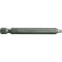Apex 1/4" Square Recess Power Bits, Square, #1 Tip, 1/4" Drive Size, 3-1/2" Length - 36 Pack-Drive Size 1/4"