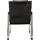 Staples Sonada Guest Chair - Black-Black finish and stylish chrome accents for a sleek look