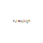 Eureka 37" x 2.25" Dr. Seuss Scalloped Deco Trim, ABC, 72 Pack-Classroom trimmers offer a vivid display for pre-school - 8th grade